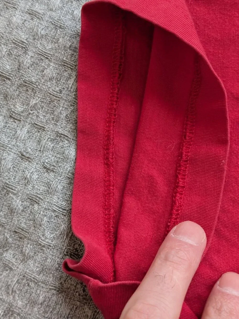 Vintage 90s Polo Sport Ralph Lauren Red Spellout Tee L USA Single Stitch